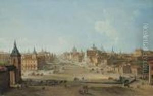 The Calle De Alcala, Madrid