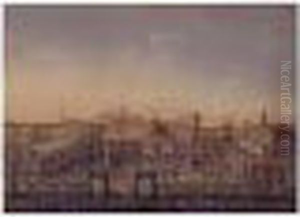 A Fair Seen From The Balcony Of The Royal Palace At Naples - view 1