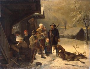 Dead Stag by Bengt Nordenberg