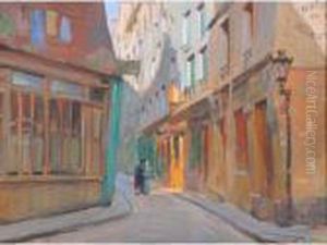 la Fleche, Rue Xavier Privas by Lucien Hector Jonas