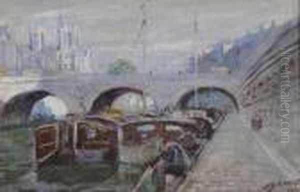 La Seine A Notre Dame - view 1