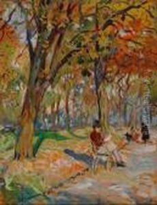 Sur Le Banc by Lucien Hector Jonas