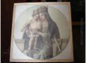 Vierge A L'enfant. by Lucien Hector Jonas