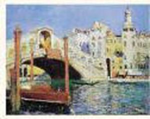 Un Canal A Venise Un Canal A Venise