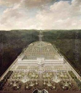 View from the Castle to the Octagon after 1716 by Jan van Nickelen