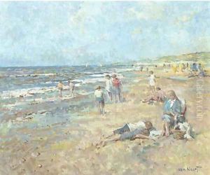 A day at the beach by Adam van Noort