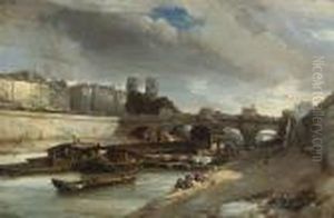 Bateau-lavoir Pres Du Pont-neuf, Paris