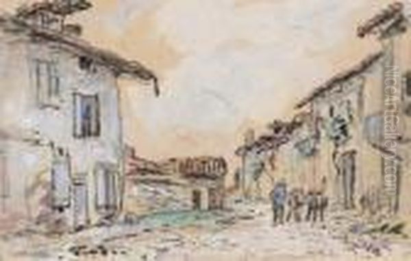 Rue A La Cote Saint Andre Dite Aussi Rue De Village Avecattelage - view 1