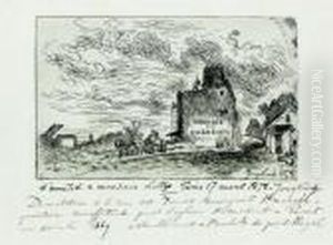 Demolition De La Rue Des Francs-bourgeois by Johan Barthold Jongkind