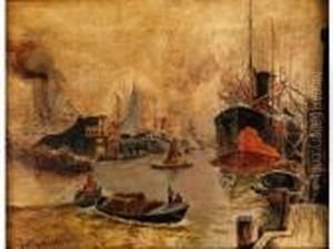 Hafenszene by Johan Barthold Jongkind