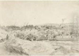 View Of Paris by Johan Barthold Jongkind