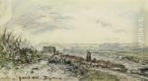 La Cote-saint-andre by Johan Barthold Jongkind