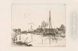 Cahier De Six Eaux-fortes by Johan Barthold Jongkind