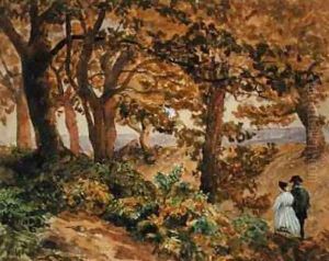 Caesars Camp 1865 by Frederick Charles Nightingale