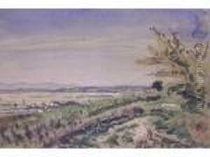 Animaux Sur La Colline by Johan Barthold Jongkind