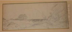 Paysage De Campagne by Johan Barthold Jongkind
