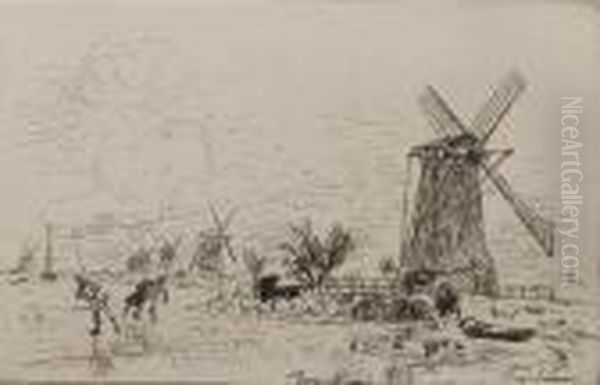 Moulin En Hollande - view 1