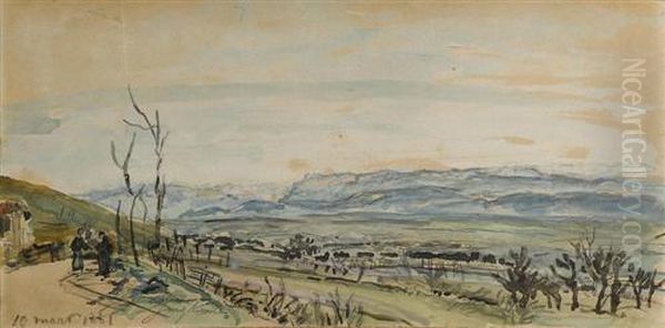 Landscape Near Cote-saint-andre. 1881. - view 1