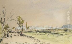 Paysage A La Cote-saint-andre by Johan Barthold Jongkind