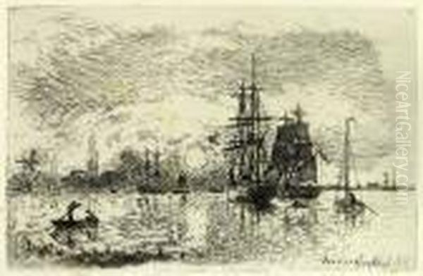 Soleil Couchant, Port D'anvers - view 1