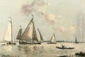 A Busy Day On A Dutch River