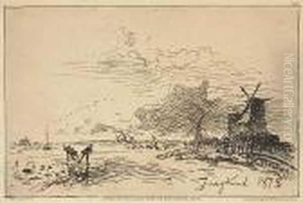 Canal De Hollande, Pres De Rotterdam - view 1