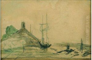 Paysage Mediterraneen by Johan Barthold Jongkind