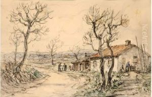 Hameau Anime by Johan Barthold Jongkind