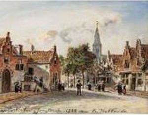 'rue De Village, Hollande' by Johan Barthold Jongkind