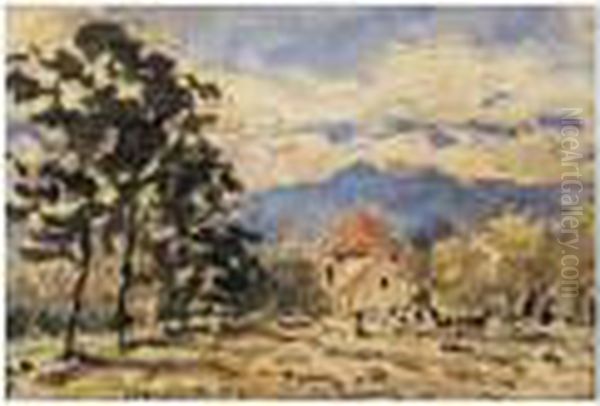 Ferme Dans Un Paysage - view 1