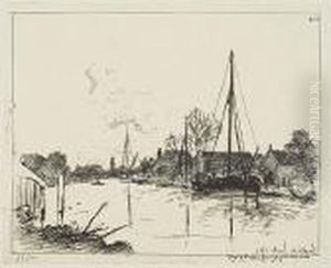 Cahier De Six Eaux-fortes by Johan Barthold Jongkind