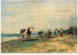 Bord De Mer A Sainte-adresse by Johan Barthold Jongkind