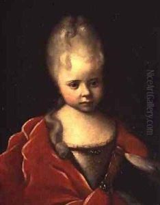 Portrait of Grand Duchess Yelizaveta Petrovna as a Child 1712-13