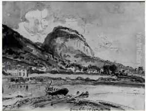 Le Saint Eynard Vu De L'ile Verte. Le Saint Eynard Vu De L'ile Verte.