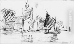 Bateaux En Hollande by Johan Barthold Jongkind