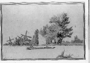 Canal A Rotterdam. by Johan Barthold Jongkind