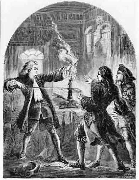 Kelly the Non Jurine Clergyman Destroying Treasonable Papers - view 1