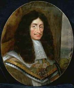 Portrait of King Charles II 1630-85 by Pieter Nason