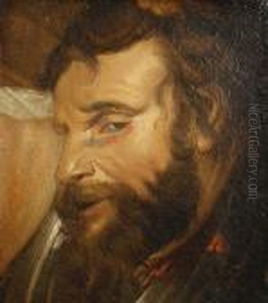 The Head Of A Bearded Man In Armour - view 1