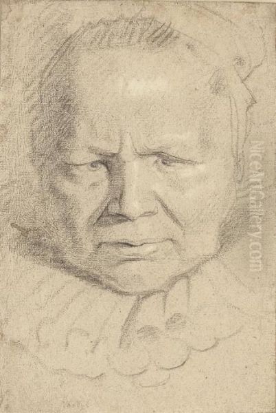 Head Of An Old Woman - view 1