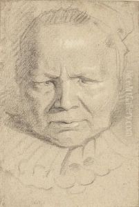 Head Of An Old Woman by Jacob Jordaens