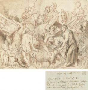Christ Carrying The Cross by Jacob Jordaens