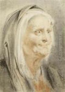 Portrait Of An Older Woman by Jacob Jordaens