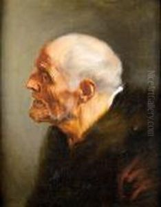 An Elderly Man In A Fur Trimmed Coat