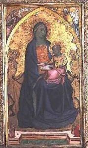 Madonna and Child Enthroned by Francesco, da Volterra Neri