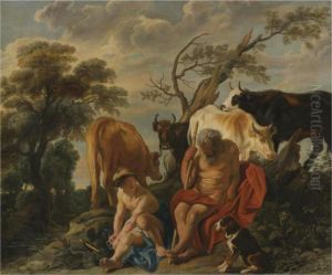 Mercury And Argus by Jacob Jordaens