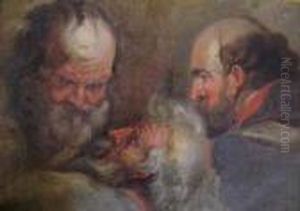 Oil On Canvas by Jacob Jordaens