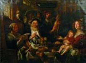 As The Old Sang, So The Young by Jacob Jordaens