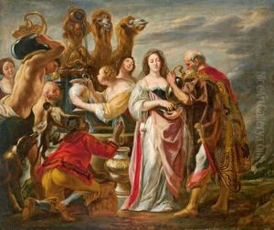 E Eleazaro Alla Fontana by Jacob Jordaens