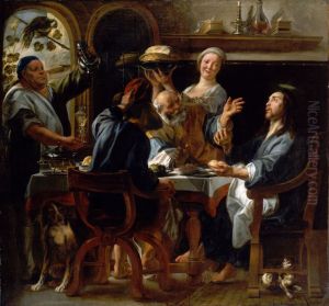 The Supper At Emmaus by Jacob Jordaens
